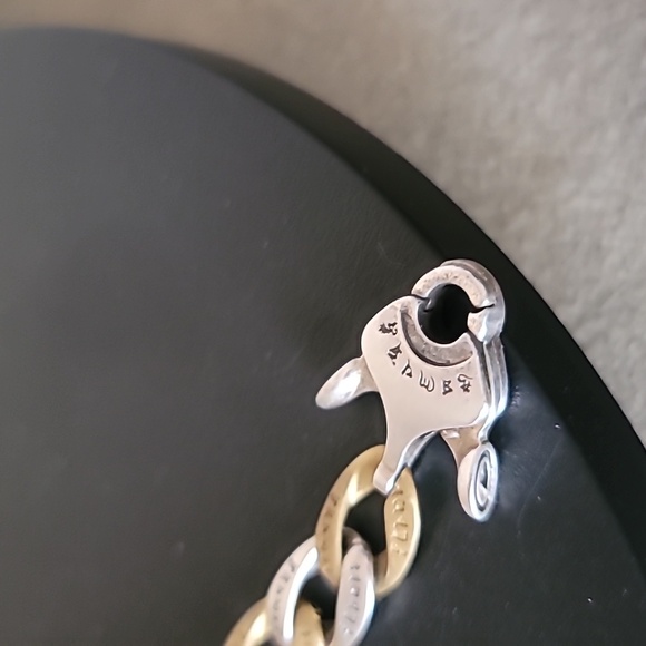 New! UNISEX Silver Plated Copper Fidget Spinner Bracelet. 8.5" - Picture 10 of 11